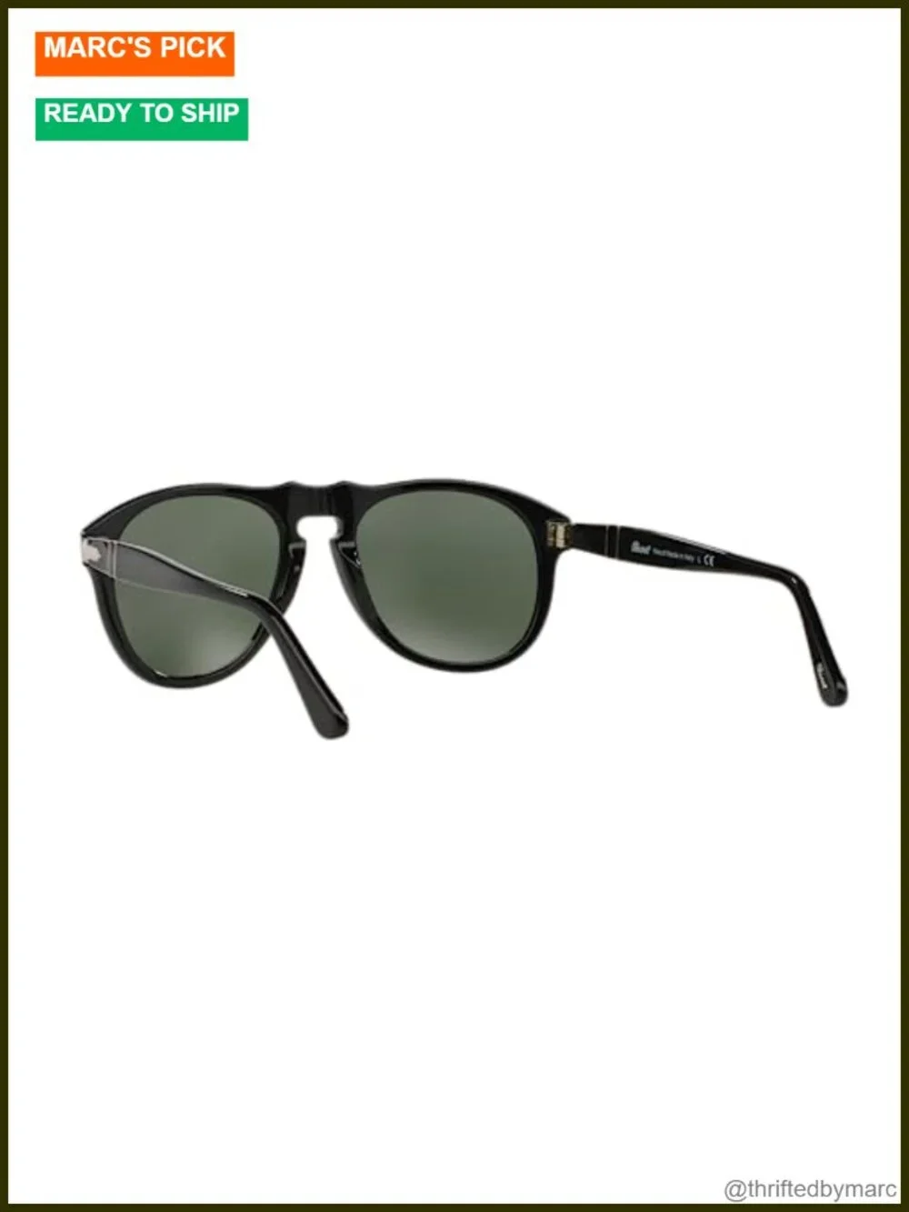 Aviator Sunglasses Keyhole Bridge Green Lenses UV Protection